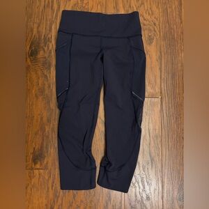 Lululemon Athletica Pace perfect crop Leggings